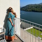Catarina Jacob Instagram - Great light, great view, great life of mine! Dress: @amazonespana (in love with it) Douro Royal Valley Hotel & SPA
