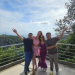 Catriona Gray Instagram - A day out with the pamili 💗 @lizalvarez.ph @styledbypatrickhenry @jololuarca missing mama @justine.aliman19 Wearing @hm 🌸 #HM Tagaytay City