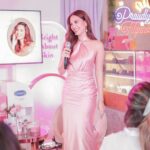 Catriona Gray Instagram - Had a fun afternoon filled with skincare, beauty, positivity and high vibrations with my @cetaphilbrighthealthyradiance family! #BrightAboutSkin 🌸 Glam @jellyeugenio @hairbybrentsales Styled by @justine.aliman19 🤍 BGC