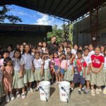 Catriona Gray Instagram - Spent a fun day in Brgy Calo, Lobo Batangas as part of an outreach for @wavesforwaterphilippines 🤍 @hm donated 30+ filters that are able to provide 200 households with safe, potable drinking water. Sharing more about this cause soon. 💙 If you’d like to learn more you can visit wavesforwater.org Calo, Nasugbu, Batangas