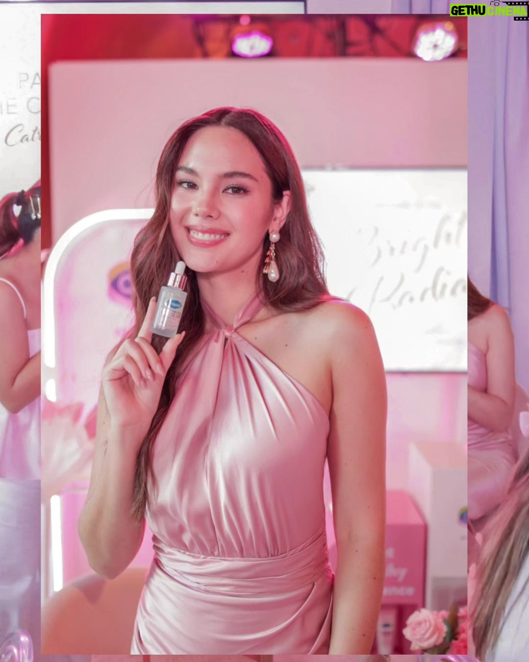 Catriona Gray Instagram - Had a fun afternoon filled with skincare, beauty, positivity and high vibrations with my @cetaphilbrighthealthyradiance family! #BrightAboutSkin 🌸 Glam @jellyeugenio @hairbybrentsales Styled by @justine.aliman19 🤍 BGC