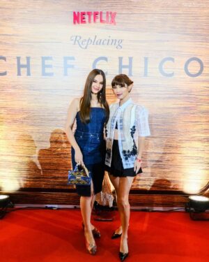 Catriona Gray Instagram - A very proud fiance right here! 🥰 Congrats my love, @samuelmilby on the launch of the FIRST Filipino produced series for @netflix Replacing Chef Chico. 👏🇵🇭 

Proud din kasi alam ko this will pave the way even more so, for Filipino content on international platforms. 

Congrats also to @cornerstonestudiosph and @project8projects !! 

At the premiere we watched the first two episodes of the 8 ep series and I was laughing, crying and saying to myself - this writing is so good 👏. 
Watch the series for yourself, out now on @netflix 🤍