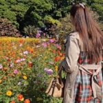 Catriona Gray Instagram - Discovered a field of wildflowers today in the middle of Tokyo 🥺 and saw little blue butterflies 🦋. Mama @mitagray and I sat under a nearby tree in the shade and read and sipped our coffees and it was just a really, really wonderful morning. ☀️