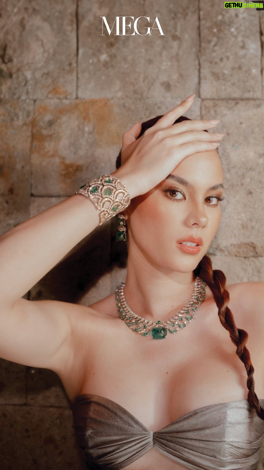 Catriona Gray Instagram - Embark on a nostalgic journey with #CatrionaGray as she unveils her transformative years with MEGA magazine. Witness the evolution, the milestones, and the behind-the-scenes tales. Ready for a trip down memory lane? Watch the full episode of MEGA Up Close and Personal at the link in our bio or on YouTube via @MEGAmagazine. #Bulgari #BulgariHighJewelry
