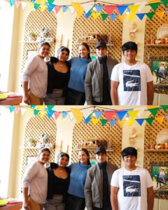 Catriona Gray Instagram - So happy to be back at @mikaelas_kitchen in Burlington! This is my Tita @jashyargue proudly owned and run Filipino restaurant and catering business. 🇨🇦🇵🇭 The food was soooo yummy (favourite ni @samuelmilby was the inasal, fave ni @jololuarca yung sisig! At akin ay yung empanada!) I remember back in 2017, it was winter and I would sneak into my titas home kitchen where she was making the dough from scratch and steal a freshly cooked empanada 😋 they’re still just as good. If ever you’re in Burlington, drop by and say hello!!! @mikaelas_kitchen 💙💙💙 Mikaela's Kitchen