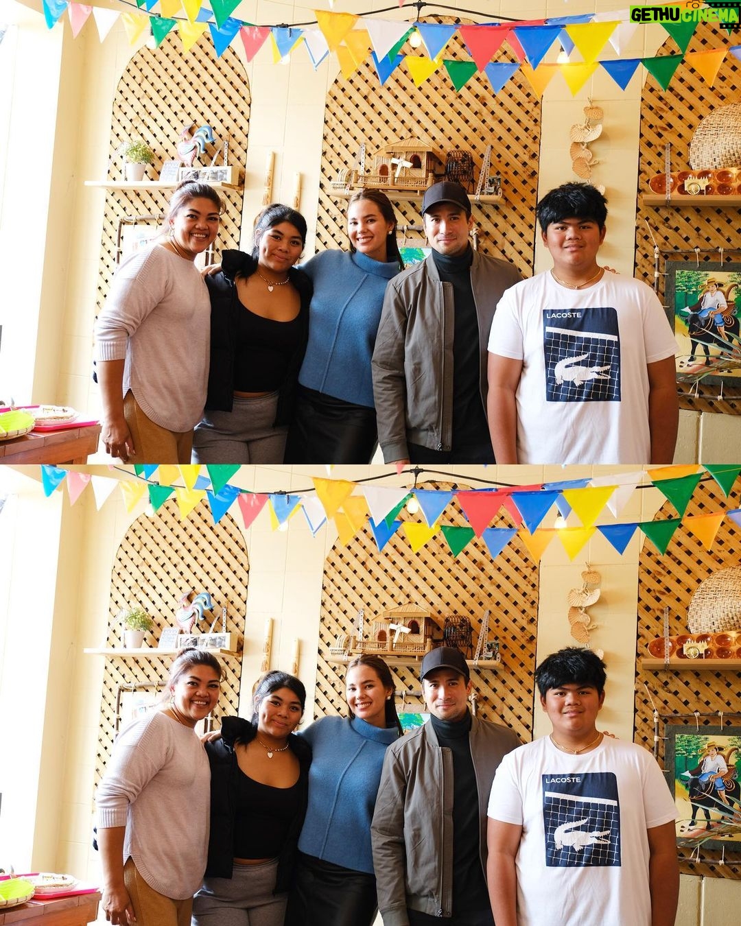Catriona Gray Instagram - So happy to be back at @mikaelas_kitchen in Burlington! This is my Tita @jashyargue proudly owned and run Filipino restaurant and catering business. π¨π¦π΅π The food was soooo yummy (favourite ni @samuelmilby was the inasal, fave ni @jololuarca yung sisig! At akin ay yung empanada!) I remember back in 2017, it was winter and I would sneak into my titas home kitchen where she was making the dough from scratch and steal a freshly cooked empanada π theyβre still just as good. If ever youβre in Burlington, drop by and say hello!!! @mikaelas_kitchen πππ Mikaela's Kitchen