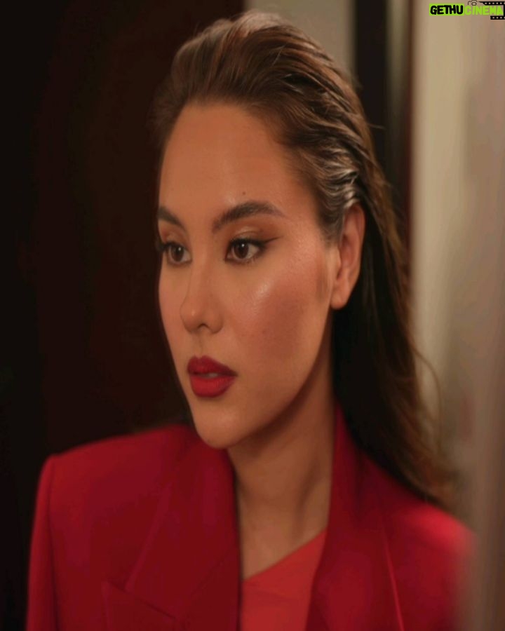 Catriona Gray Instagram - A staple in my beauty arsenal: a powerful red that stays put. 💋 Transfer proof, 16hr wear. @diorbeauty Rouge Dior Forever Liquid Lipstick. @diorbeautylovers