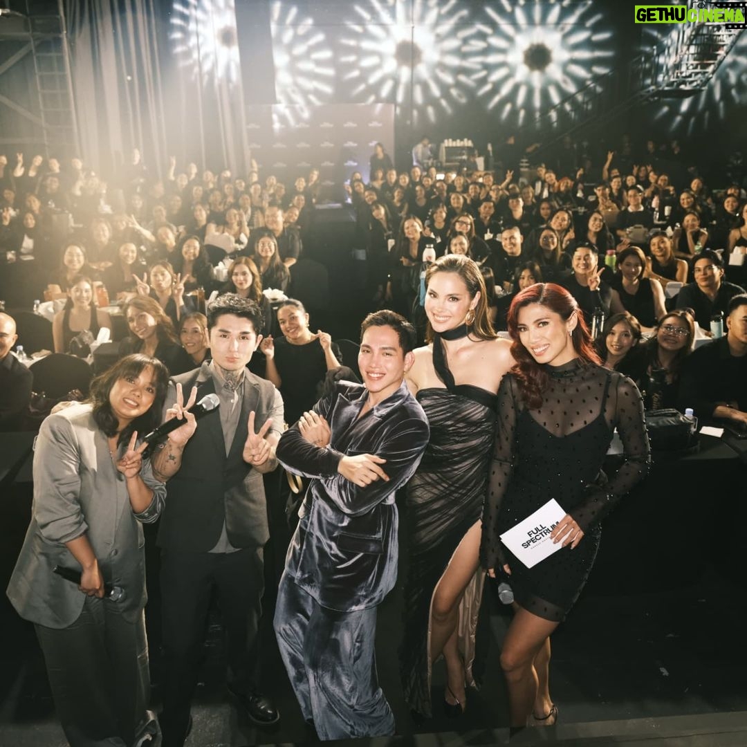 Catriona Gray Instagram - That's a wrap on the first ever @fullspectrummasterclass πππ so very proud of @jellyeugenio @antheabueno and @mkqua of sharing their knowledge and skills in such an interactive and informative event! The first of many I'm sure π And as always, I'm so proud to be a muse (and forever student hehe) π of @jellyeugenio, so proud to see you truly in your element at the cross roads of creativity, skill and vision. π₯Ή Captured by @alexisdavecoo @niceprintphoto Glam by @jellyeugenio @paulnebres Dress by @julianne_syjuco Styled by @justine.aliman19