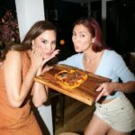 Catriona Gray Instagram – 🥹🥹 a home-made pizza party galentines 🍕💝 celebrating gratitude, prayers, manifestations and the friendships that make the journey of life so much fun 💕💕💕 
It’s sprouting szn!! 🌱

(And yes no rolling pin so my giant chili flake grinder worked a charm 😅)

Love you guys so much!!! @sandralemonon @binibiningnicolecordoves @lizalvarez.ph @danikapalanca @jololuarca @styledbypatrickhenry @justine.aliman19 (insert Trish! @trishterrado ) 😘