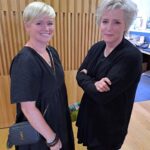 Cecelia Ahern Instagram - I met an author hero of mine tonight for the first time in the flesh and she was as funny and smart in real life. @karinslaughterauthor New novel ‘After that Night’ is a Sara Linton and Will Trent series. Go get it! Great night in @dlr.lexicon at @murderonefest hosted by @samblakebooks with a super q&a by @edelcoffey Thanks @dizzie.p and KS fanclub member @yvonneconnolly_ dlr LexIcon Venue