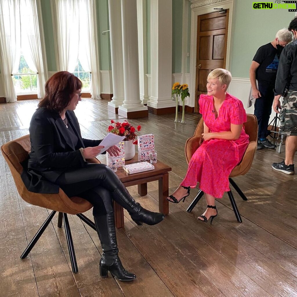 Cecelia Ahern Instagram - The fantastic Sam Blake and I are in conversation about my new novel “Freckles” in Rathfarnham Castle for the Dublin Book Festival. You can view us on Saturday from the comfort of your home. Tickets at www.dublinbookfestival.com.