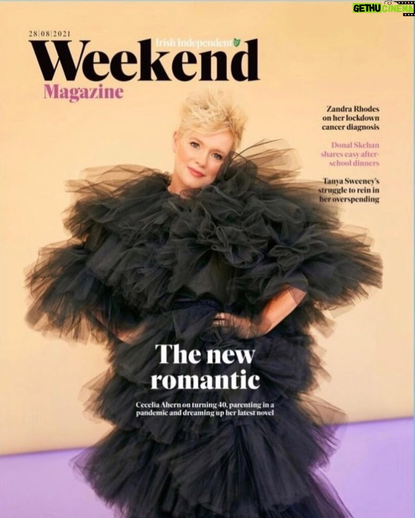 Cecelia Ahern Instagram - I had SO much fun on this photo shoot for @independent.weekend magazine. Great to be back having fun on shoots! Thanks to the amazing dream team @michelle_field_makeup @dylanbradshawdb @_sophie_donaldson @hannah.cosgrove @studio10dublin @tanyasweeney @staceyhoey14 You’re all superstars ⭐⭐⭐⭐⭐ Dress by @aoifebradydesigns 😍