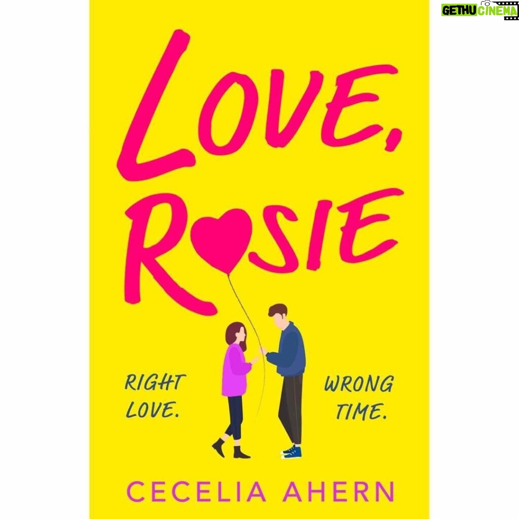 Cecelia Ahern Instagram - ‘Love Rosie’ (aka Where Rainbows End) has been given a Spring/Summer makeover for audio and ebook only, available from all ebook online retailers. There are a lot of cool cats out there who love the film but don’t know it’s a book so this one’s for you! Read me! 💛
