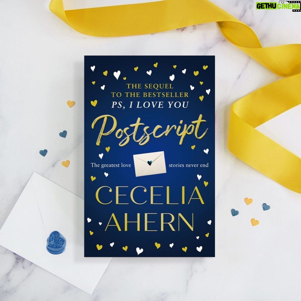 Cecelia Ahern Instagram - 💛 Cover Reveal! 💛 The POSTSCRIPT paperback will be published in the UK & Ireland on October 1st. X