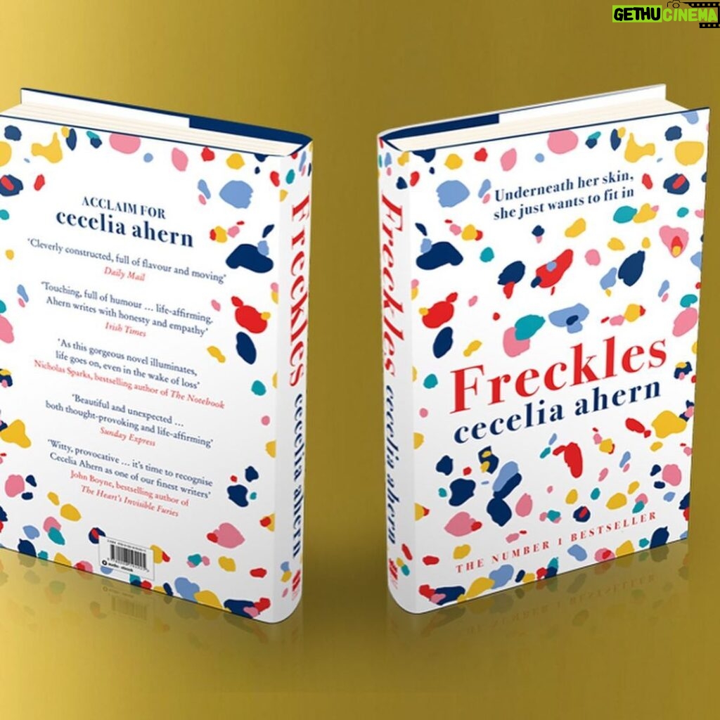Cecelia Ahern Instagram - 🤩 🤩 The first UK hardback print run of FRECKLES, will have this STUNNING gold foil design under every dust jacket, complete with my signature! ✨ 🌈 Applies to existing and new pre-orders. Only available while stocks last!🌈 Get your Signature Edition (copy & paste) 👉 https://smarturl.it/FrecklesHB_OS