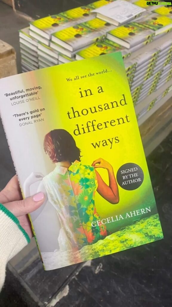 Cecelia Ahern Instagram - A book’s journey from my mind to reality …. Out April 13th 💚
