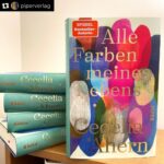 Cecelia Ahern Instagram - Repost from @piperverlag • 🎉🎉 GEWINNSPIEL 🎉🎉 Schaut euch dieses wunderschöne Cover an! So farbenfroh wie das Cover ist auch das neuste Buch von @official_ceceliaahern. Darum geht’s: Schon als Kind entdeckt Alice, dass sie den Gemütszustand anderer Menschen in Farbe sehen kann. Ihr eigenes Leben in die Farben des Glücks zu tauchen, das gelingt ihr zunächst dennoch nicht. Ausgerechnet die Natur liefert der Großstadtpflanze, die bisher jeden Kaktus kleinkriegt, einen ersten Hinweis. Und die Begegnung mit einem Mann, dessen Farben sie überraschenderweise nicht erkennen kann, leitet Alice auf ihrer Suche nach all den bunten, leuchtenden Facetten des Lebens. Aus dem Englischen von Ute Brammertz und Carola Fischer. Wir verlosen drei Exemplare dieses wunderschönen Buches! So könnt ihr am Gewinnspiel teilnehmen: ✍🏻 Folgt @piperverlag und liked diesen Beitrag. ✍🏻 Verratet uns eure Lieblingsfarbe in den Kommentaren! 💡 Das Gewinnspiel endet am 15. November 2022 um 23:59 Uhr. Die Gewinner:innen werden in einem Beitrag unter diesem Posting benachrichtigt. 🤓 Weitere Infos zu den Teilnahmebedingungen und Details zum Datenschutz findet ihr unter www.piper.de/datenschutz Das Gewinnspiel wird nicht von Instagram veranstaltet oder unterstützt. #PiperVerlag #Bücherliebe #Gewinnspiel #MitmachenUndGewinnen #CeceliaAhern #AlleFarbenMeinesLebens