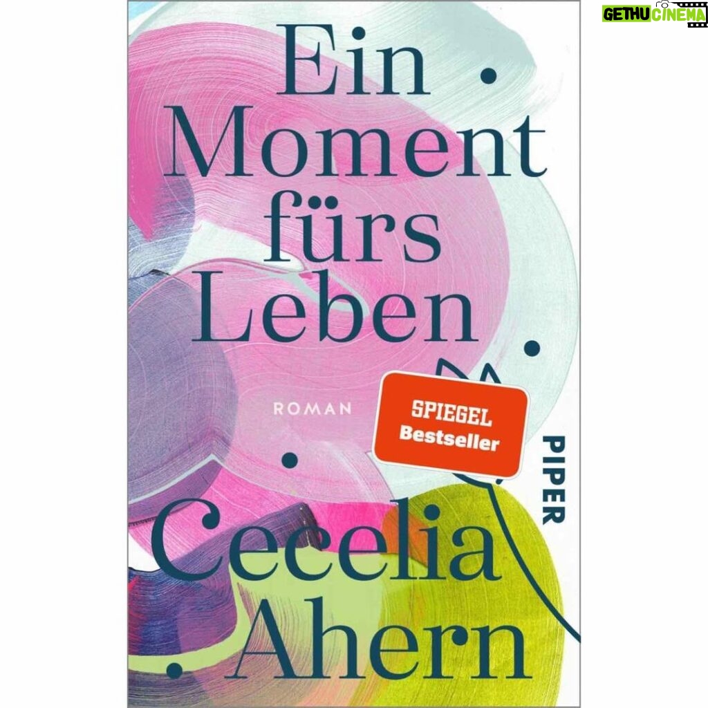 Cecelia Ahern Instagram - My German backlist has been repackaged by my publisher @piperverlag and it’s looking beautiful thanks to artist @claire_desjardins_art This edition of ‘Eins moment furs leben” (The Time of my Life) will be published 27th April 2023. 💜💚