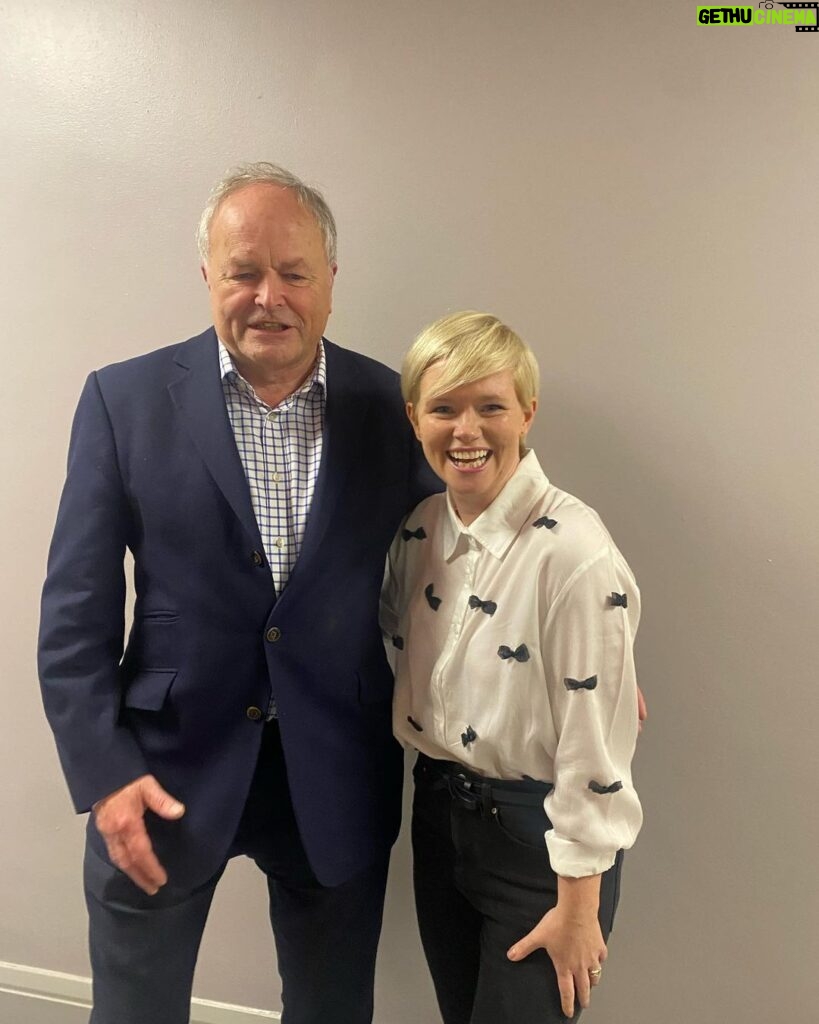 Cecelia Ahern Instagram - Had a great time with this talented crew on Loose Ends for BBC Radio 4. It airs tomorrow October 14th at 6.15pm, and after on @bbcsounds Yes I was very very excited to meet Clive Anderson. @nicholasmccarthyofficial @declanlawn @mlmuir28 @jordanadetunji @bbcradio4 @aimeeallenmusic @aaron.allen.music BBC Radio Ulster