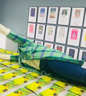 Cecelia Ahern Instagram - Don’t tell me I don’t bring you high quality content. 

Visited CPI Books today to see ‘In A Thousand Different Ways’ hot off the press. 

Then I climbed on them. 
Rolled around on them.
And signed them. 

Out April 13th.

😊💚