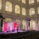 Cecelia Ahern Instagram - Last night at Lichthof der Staats- und Universitätsbibliothek in Hamburg with the wonderful Margarete von Schwarzkopf. Hamburg, Germany