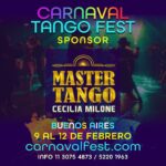 Cecilia Milone Instagram - El 12 estaremos participando con nuestro #MasterTango dentro del #CarnavalTangoFest en el @xirguteatro.ar
