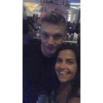 Cecilie Steinmann Neess Instagram – Rooolig selfie med Nick Carter. #sukCess #backstreetboys Fontainebleau Miami Beach