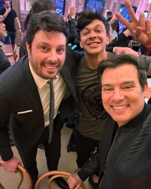 Celso Portiolli Instagram - Uma tarde especial com muitos amigos. Muito obrigado ao SBT por esse dia incrível.