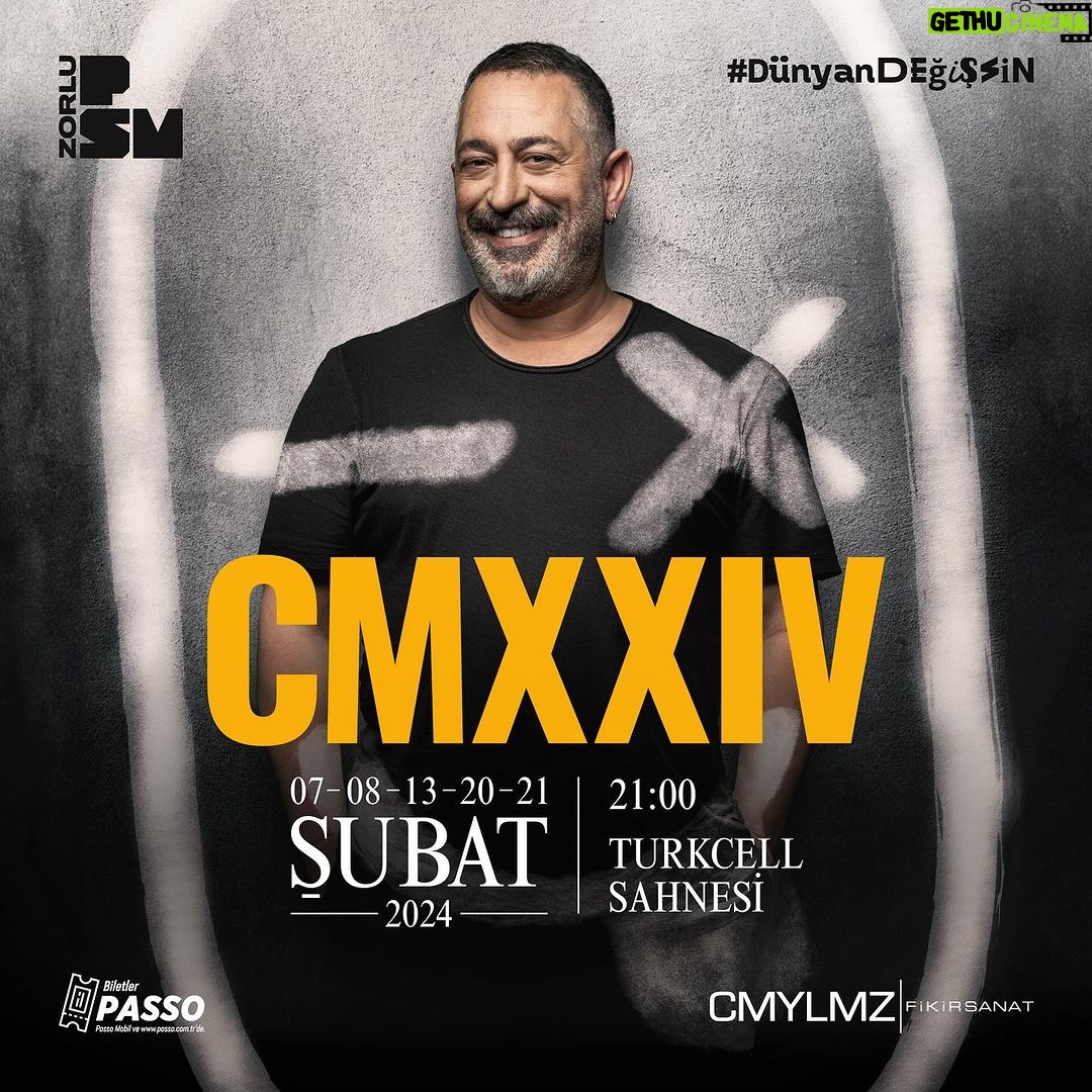Cem Yılmaz Instagram - 2024 gösterilerimin biletleri yarın 12.00 de satışta. @zorlu_psm @passo Hayırlı olsun 🫡