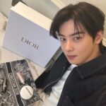 Cha Eun-woo Instagram - #DiorLeBaume #RougeDior