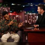 Chadwick Boseman Instagram - Ran into these guys at @JimmyKimmelLive. Tune in tonight after the #NBAFinals. #21Bridges