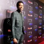 Chadwick Boseman Instagram - Coming to a theater near you this year. Unleashed a #21Bridges first look at #CinemaCon with my partner in crime Logan Coles (@seachangefilms). Can’t wait for you to check it out.