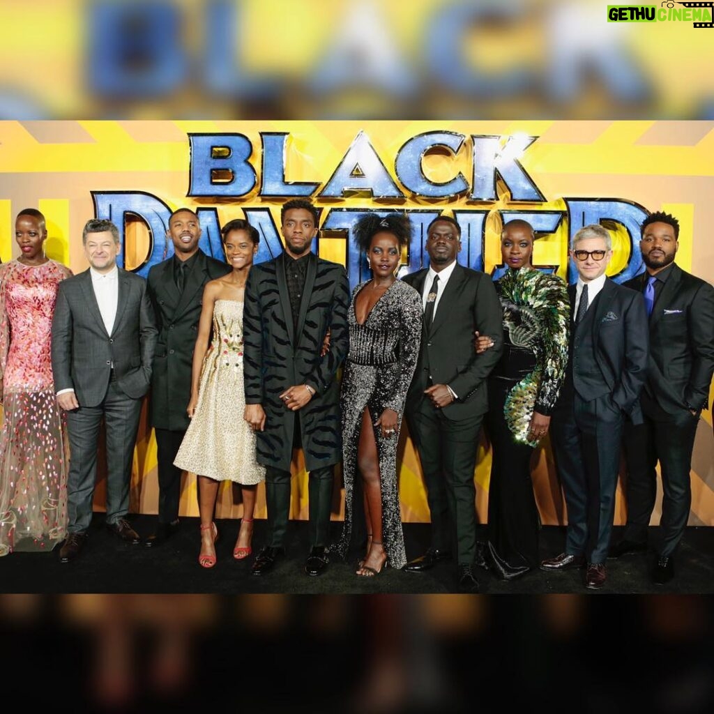 Chadwick Boseman Instagram - #BlackPanther + #GoldenGlobes 🙌🏾 Thank you to the HFPA for the Best Motion Picture, Score, and Original Song nominations! #WakandaForever
