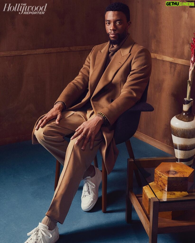 Chadwick Boseman Instagram - Spent a day discussing our craft with this exceptional group. Thank you, @HollywoodReporter. Link in bio.