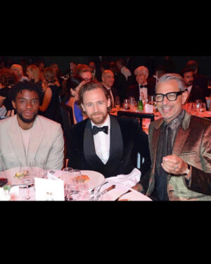 Chadwick Boseman Instagram - Good times, good people. I appreciate the love, @BritishGQ. And to my friend @ChrisHemsworth, thank you for presenting me with the International Man of the Year Award. #GQAwards #BossxGQAwards