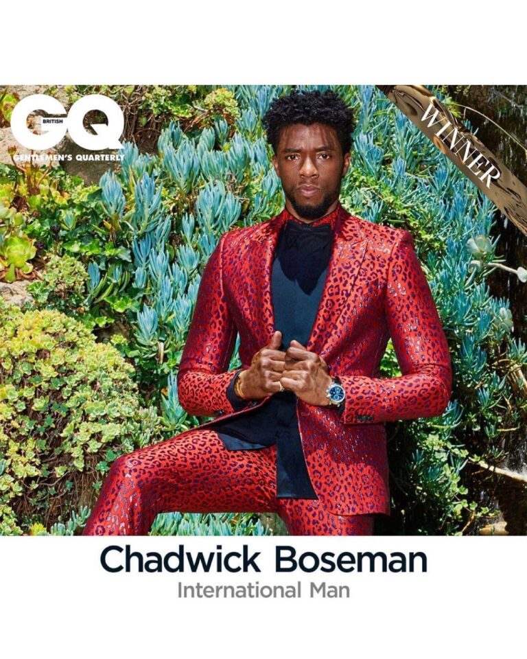 Chadwick Boseman Instagram - Good times, good people. I appreciate the love, @BritishGQ. And to my friend @ChrisHemsworth, thank you for presenting me with the International Man of the Year Award. #GQAwards #BossxGQAwards London, United Kingdom