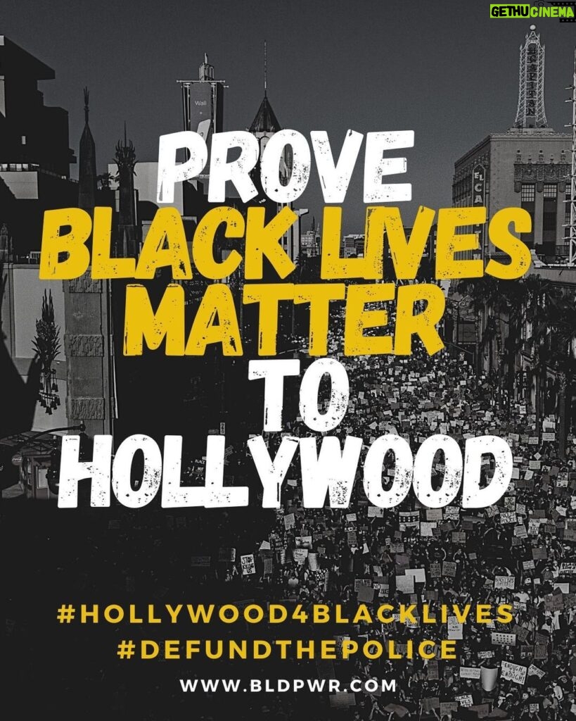 Chadwick Boseman Instagram - Read our letter and full list of demands at www.BLDPWR.com.  #Hollywood4BlackLives #DefundThePolice