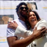 Chadwick Boseman Instagram – Proud to fight the good fight with so many passionate people today at the #FamiliesBelongTogetherLA rally. This is just the beginning, but we will not stop until families are reunited and compassion becomes the standard. ✊🏾 http://familiesbelongtogether.org #FamiliesBelongTogether Los Angeles, California