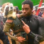 Chadwick Boseman Instagram - He kept asking for a selfie. @prattprattpratt come get your boy. #Avengers #FBF 📷: @realaddison