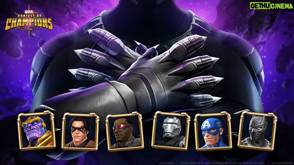 Chadwick Boseman Instagram - It's your last chance to prove you have what it takes to stand side-by-side with the Avengers and become an Infinity Warrior! Download on on the #AppStore and #GooglePlay to complete Chadwick & Tom's Champion Challenge in @MarvelChampions. #sponsored