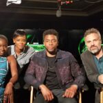 Chadwick Boseman Instagram - Excited to see you guys at tonight’s #InfinityWar premiere. Until then, here’s a look behind the scenes of our junket. Bonus: I’ve got a poster signed by the gang. Stay tuned for a chance to win!