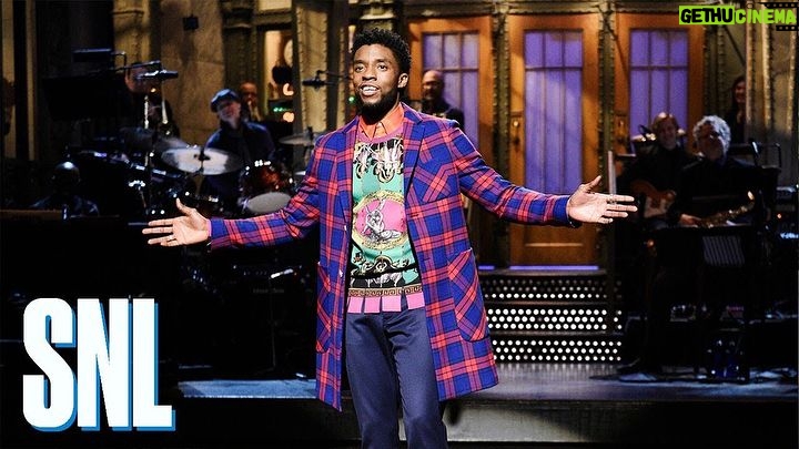 Chadwick Boseman Instagram - Return of Mr. Brown. #BlackPanther vs. Panthro Thundercat. Thanks #SNL. http://bit.ly/chadsnl Saturday Night Live