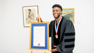 Chadwick Boseman Instagram - #HowardForever #HowardGrad18