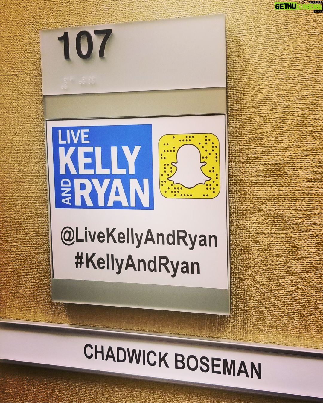 Chadwick Boseman Instagram - Bringing #Wakanda to @livekellyandryan today. #BlackPanther