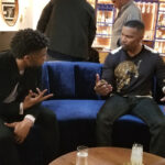 Chadwick Boseman Instagram - Chopped it up with @iamjamiefoxx on his new show #OffScript. Check it out: http://bit.ly/cboffscript Los Angeles, California