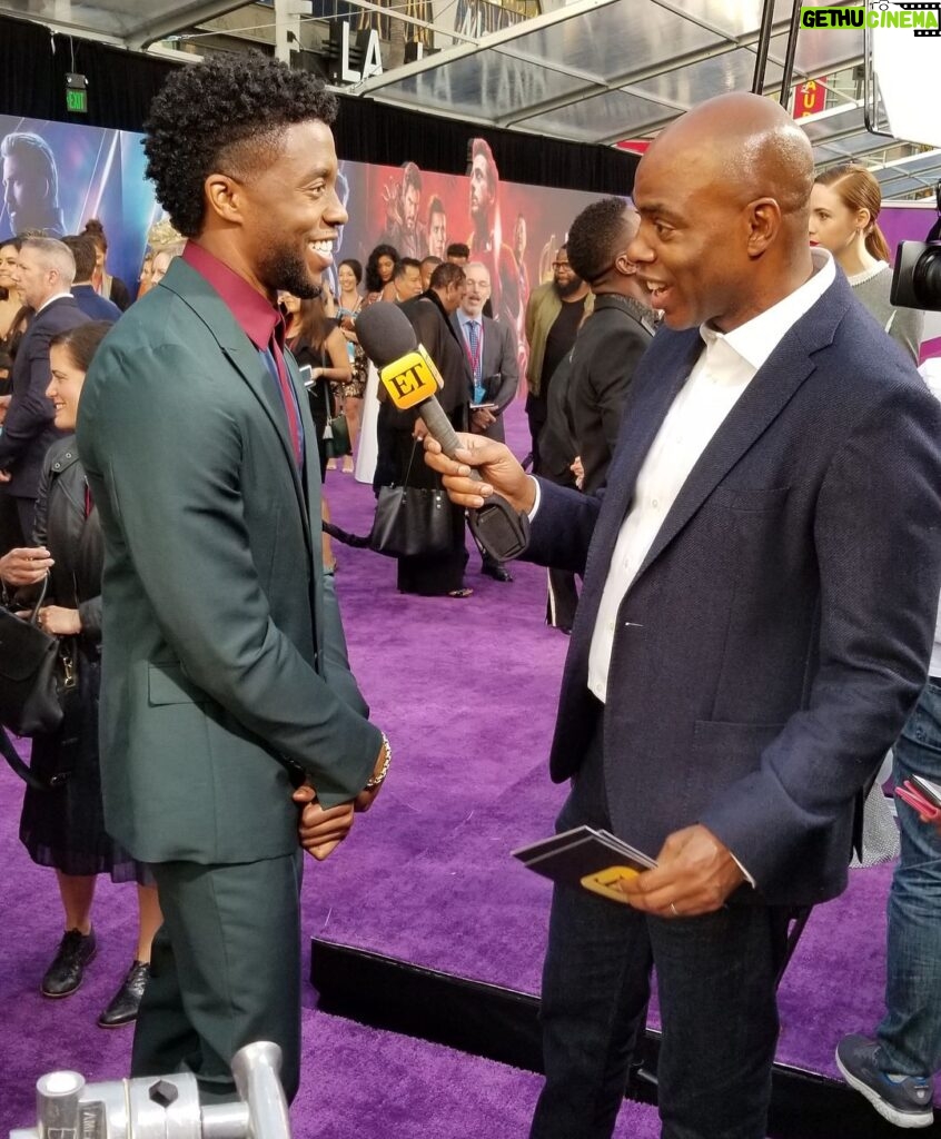 Chadwick Boseman Instagram - Finally got to see #InfinityWar! Want to talk about it, but can’t until after you all see it this weekend... Oh, and that signed #Avengers poster I mentioned? Giving it away now. LIKE for your chance to win.