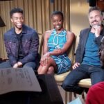 Chadwick Boseman Instagram - Excited to see you guys at tonight’s #InfinityWar premiere. Until then, here’s a look behind the scenes of our junket. Bonus: I’ve got a poster signed by the gang. Stay tuned for a chance to win!