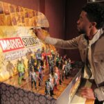 Chadwick Boseman Instagram - Excited to see you guys at tonight’s #InfinityWar premiere. Until then, here’s a look behind the scenes of our junket. Bonus: I’ve got a poster signed by the gang. Stay tuned for a chance to win!