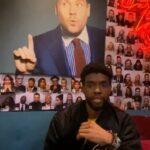 Chadwick Boseman Instagram - Excited to present at the #AMAs tonight. Music fueled me on the #21Bridges set and is a huge part of my life in general.