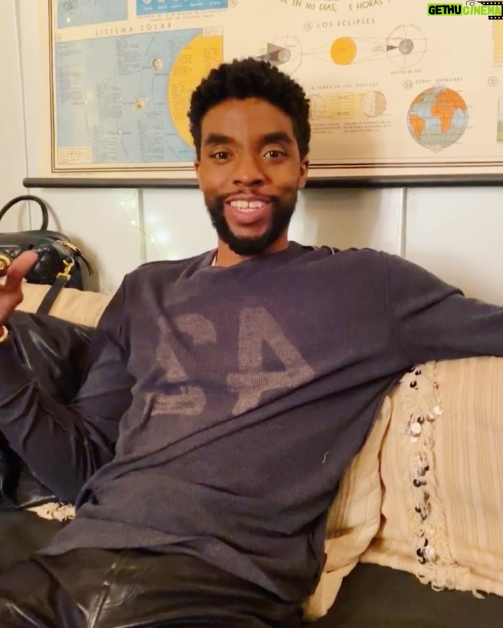 Chadwick Boseman Instagram - “When does this movie come out?” - @marjore #21with21Bridges Who’s going to see #21Bridges tonight? The Tonight Show Starring Jimmy Fallon